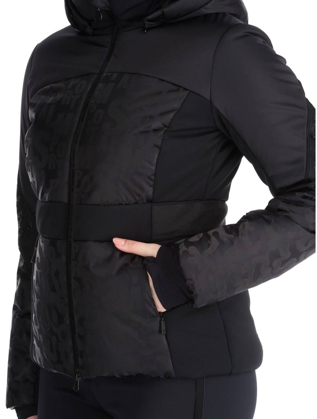 Sportalm Kitzbühel, Mumbai NE m.Kap.o.P. ski jacket women Black black 