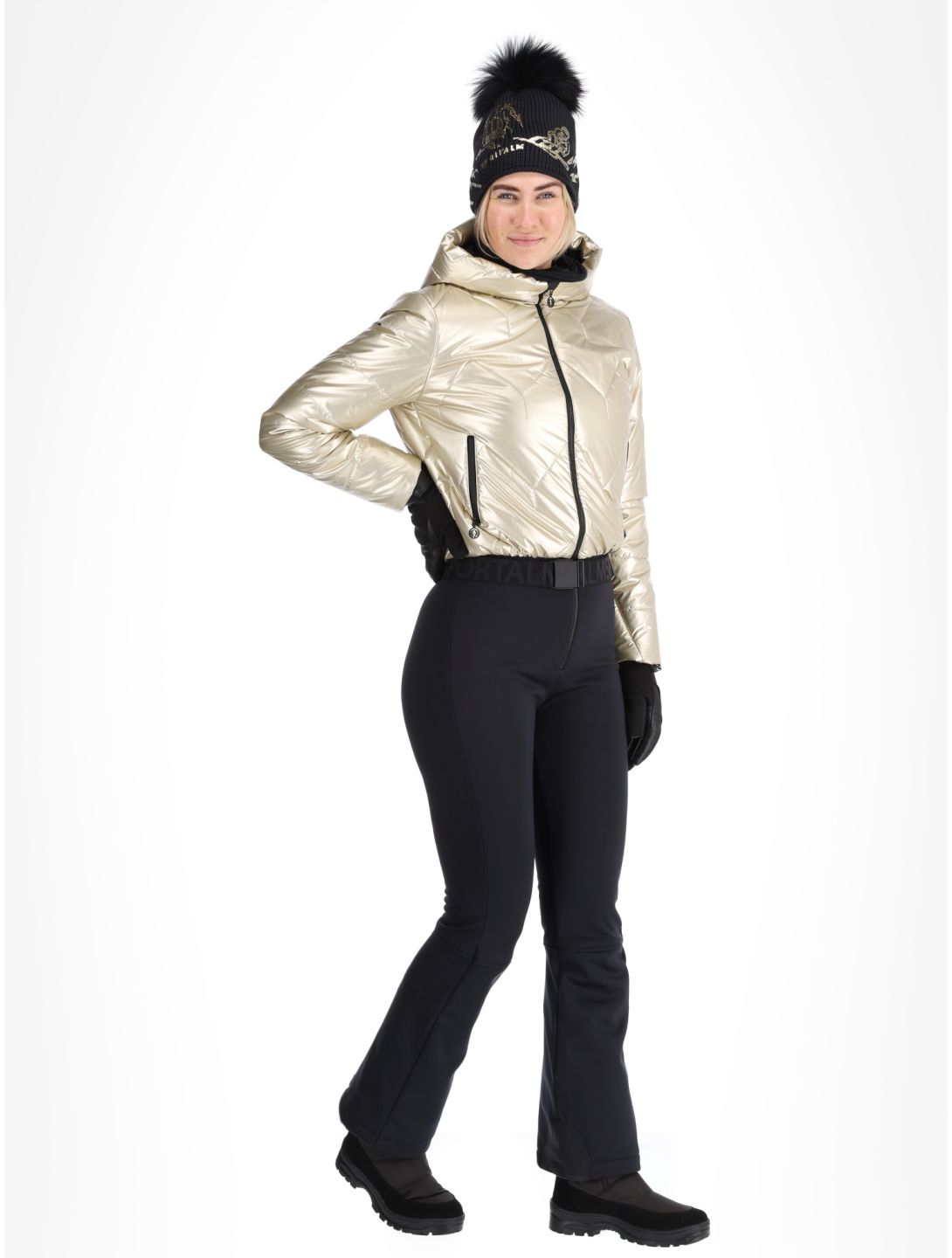 Sportalm Kitzbühel, Munich NE m.K. ski suit women Gold Goud 