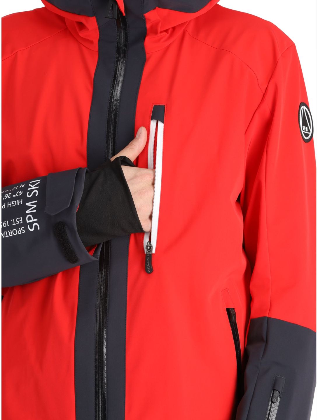 Sportalm Kitzbühel, My Shell m.Kap.o.P. ski jacket men Red red 