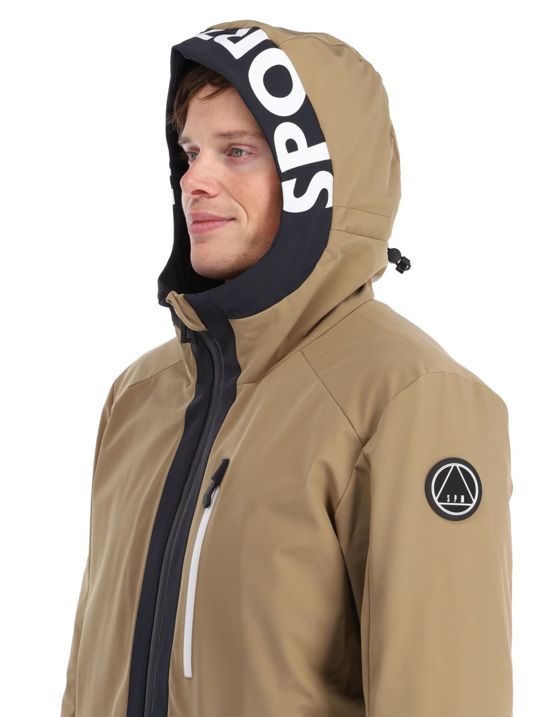 Sportalm Kitzbühel, My Shell m.Kap.o.P. ski jacket men Cognac beige 