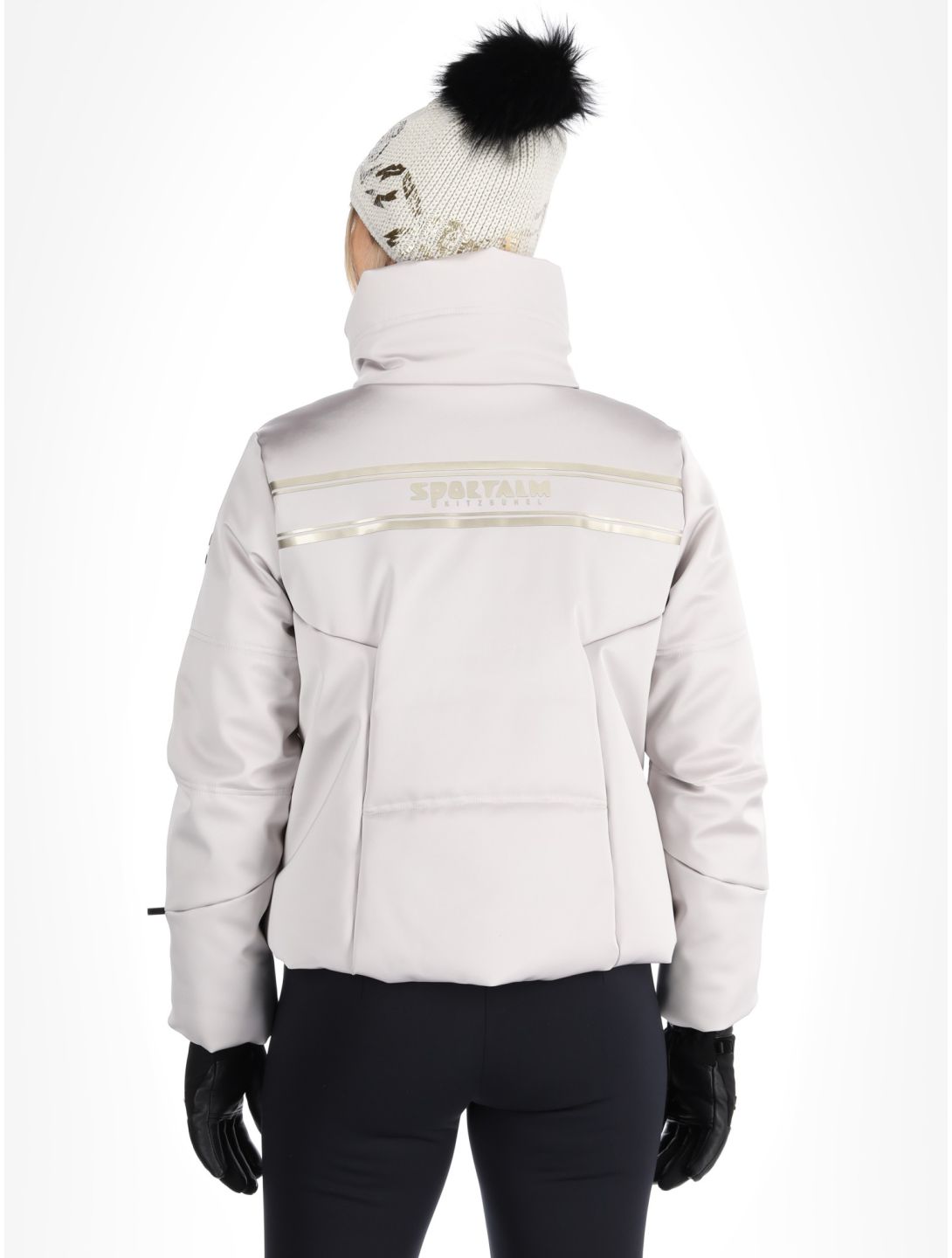 Sportalm Kitzbühel, Orla NE o.K. ski jacket women Silver Cloud Zilver 