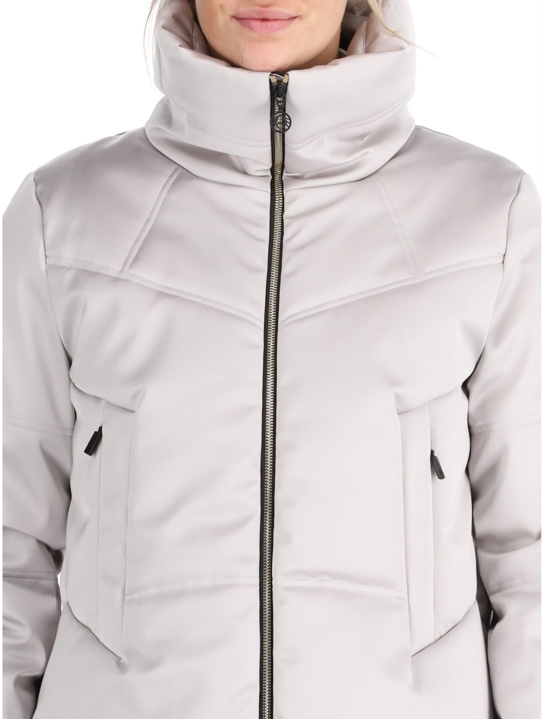 Sportalm Kitzbühel, Orla NE o.K. ski jacket women Silver Cloud Zilver 