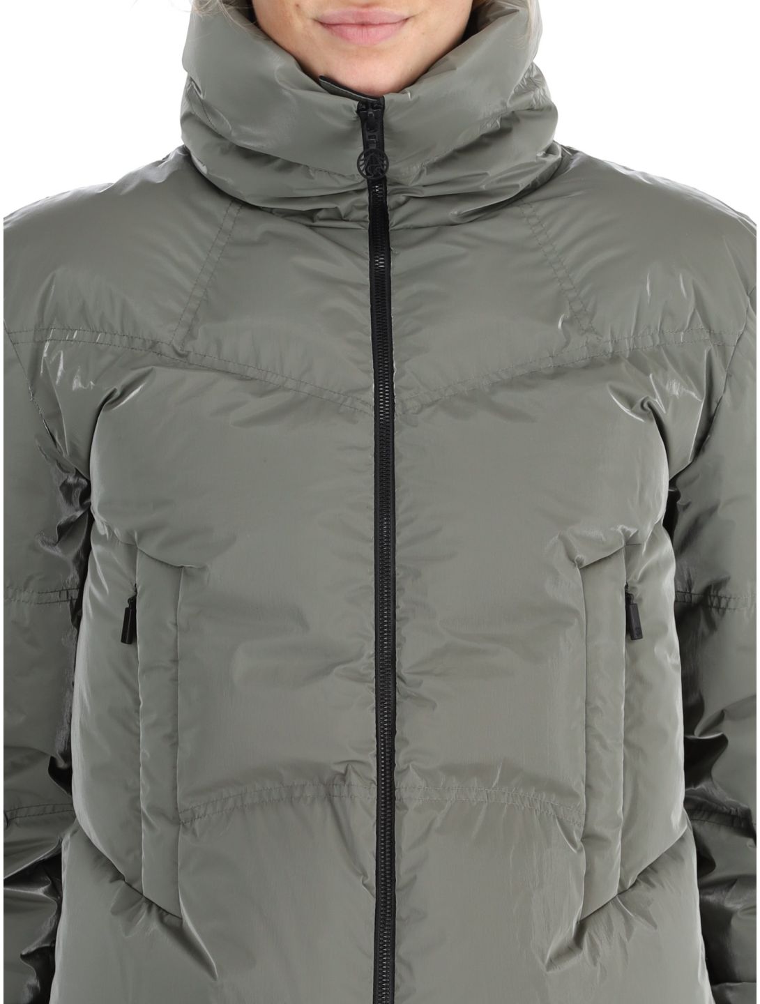 Sportalm Kitzbühel, Orlando CH o.K. ski jacket women Abbey Stone grey 