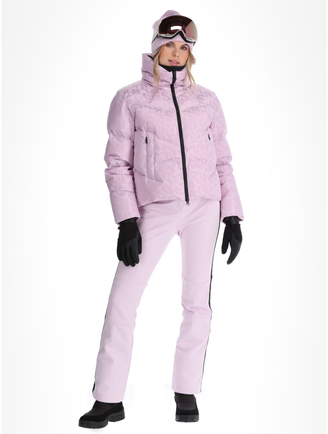 Sportalm Kitzbühel, Orlando Print CH o.K. ski jacket women Chalk Pink pink 