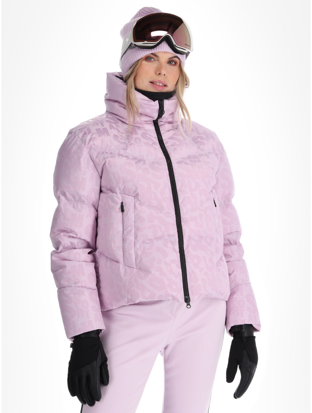 Sportalm Kitzbühel, Orlando Print CH o.K. ski jacket women Chalk Pink pink 