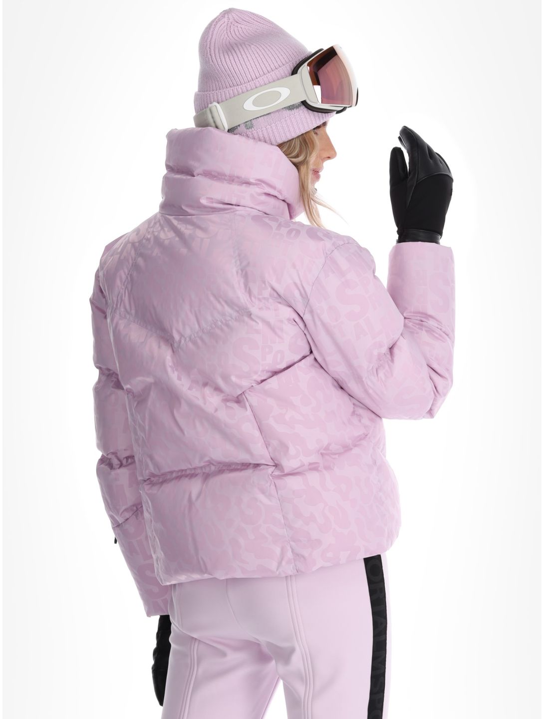 Sportalm Kitzbühel, Orlando Print CH o.K. ski jacket women Chalk Pink pink 