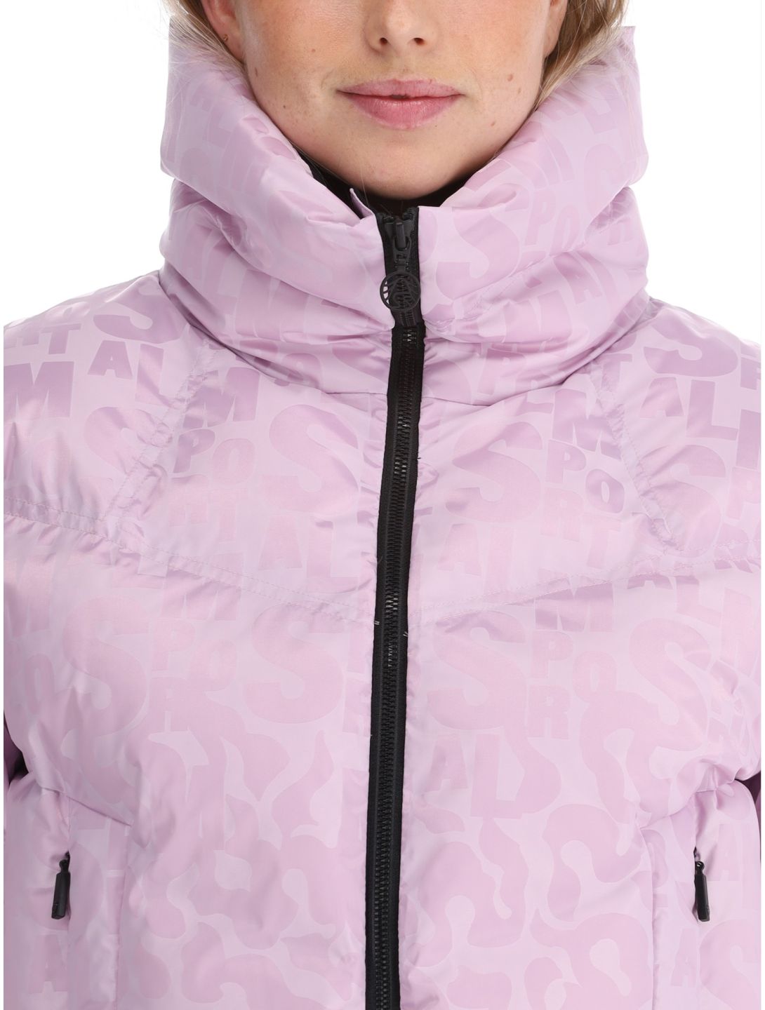 Sportalm Kitzbühel, Orlando Print CH o.K. ski jacket women Chalk Pink pink 