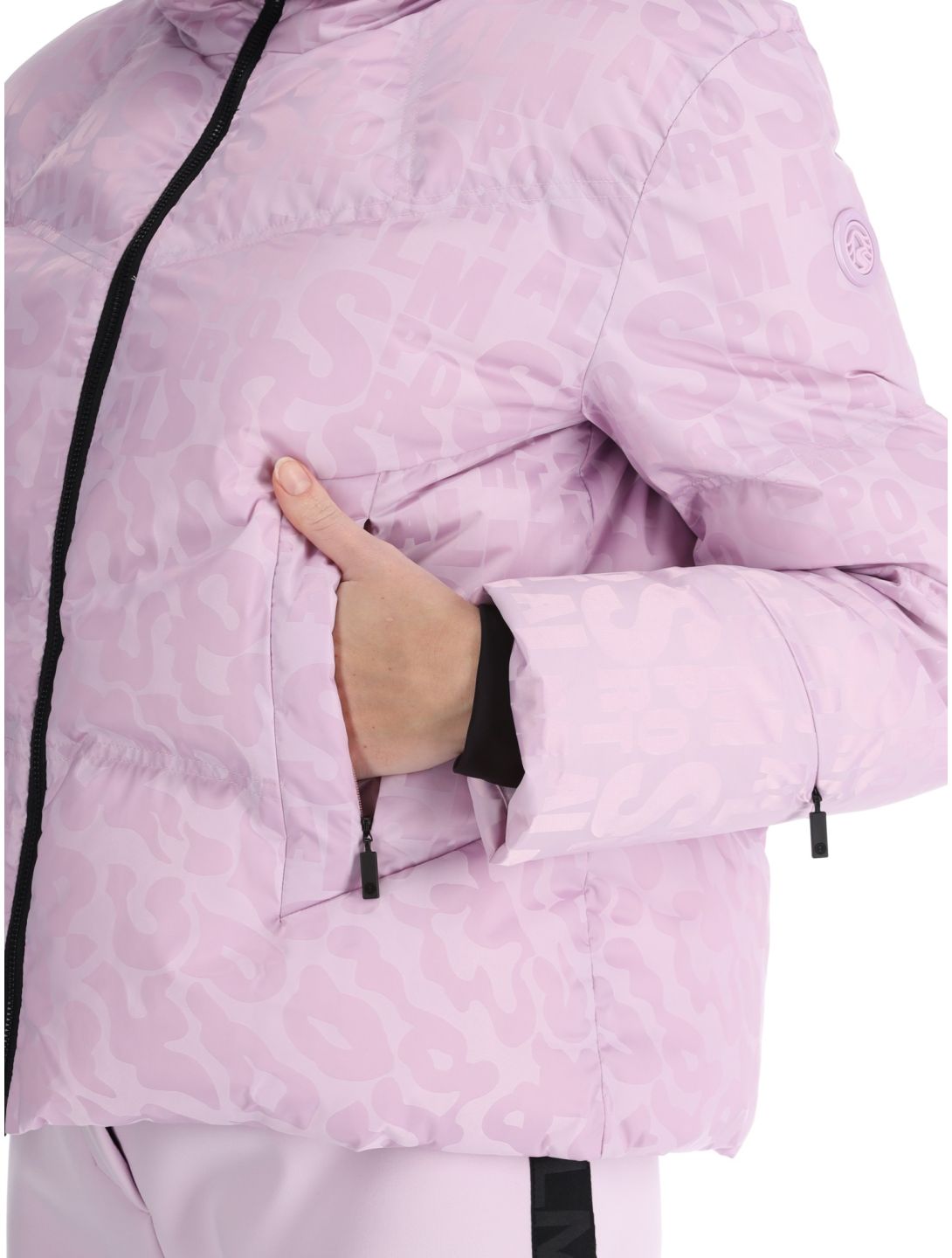 Sportalm Kitzbühel, Orlando Print CH o.K. ski jacket women Chalk Pink pink 