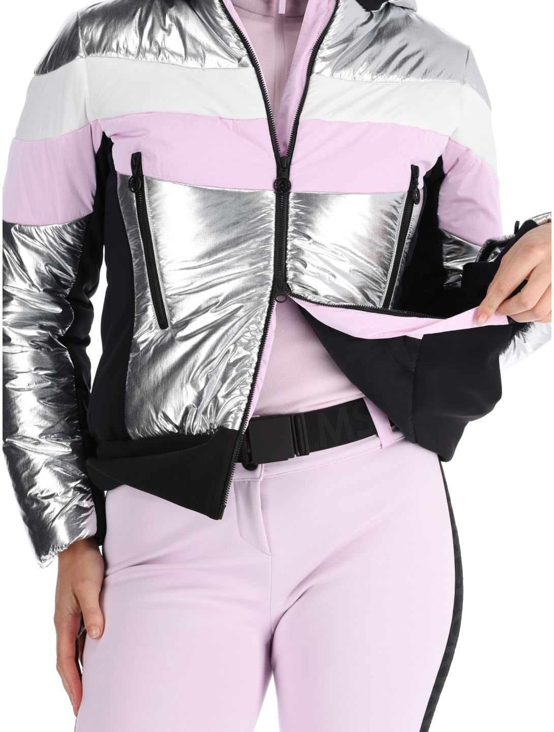 Sportalm Kitzbühel, Shanghai CH m.K. ski jacket women Silber Zilver 