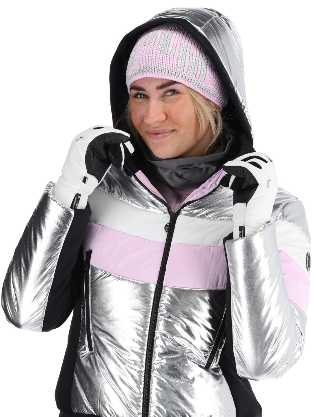 Sportalm Kitzbühel, Shanghai CH m.K. ski jacket women Silber Zilver 