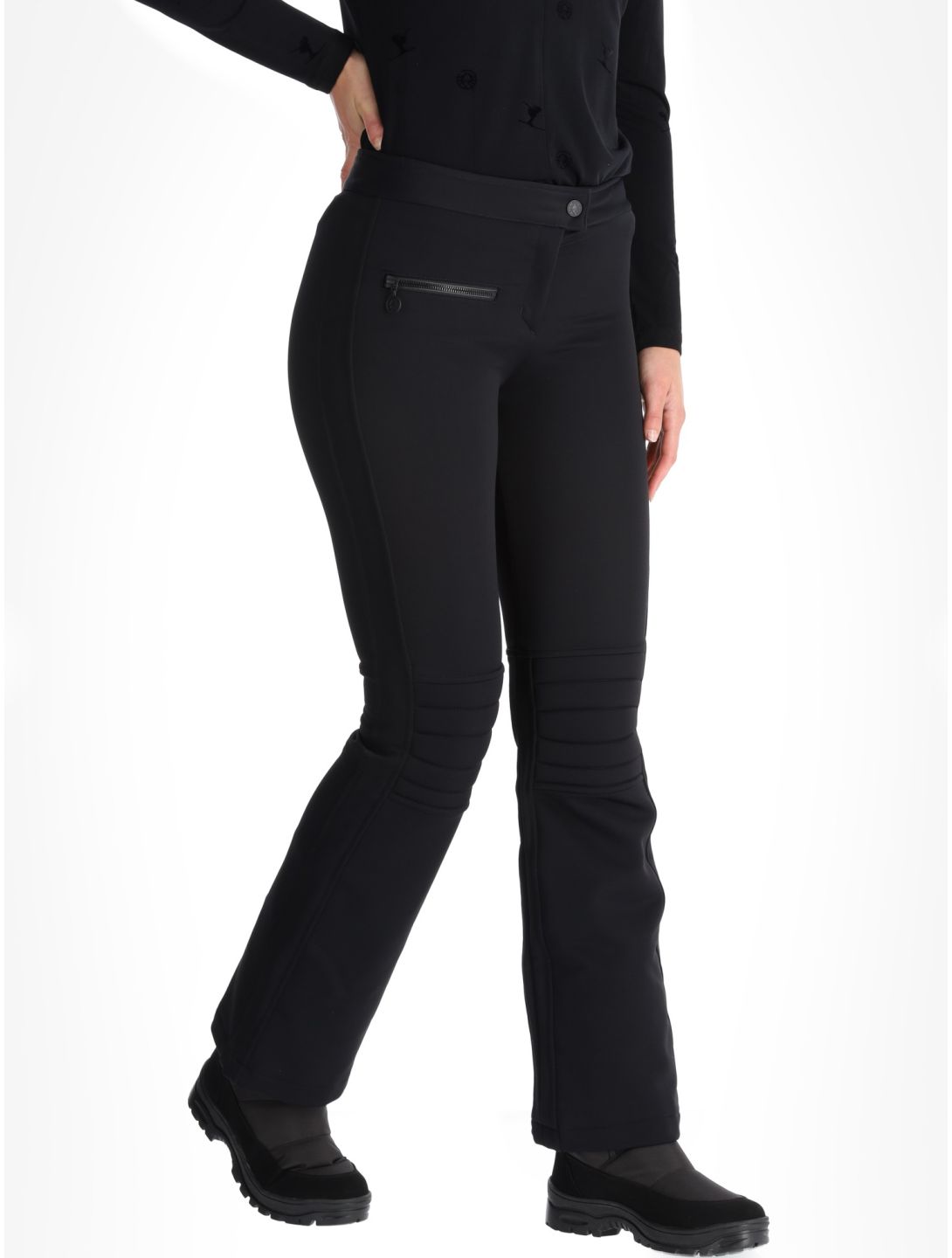 Sportalm Kitzbühel, Snowy softshell ski pants women Black black 