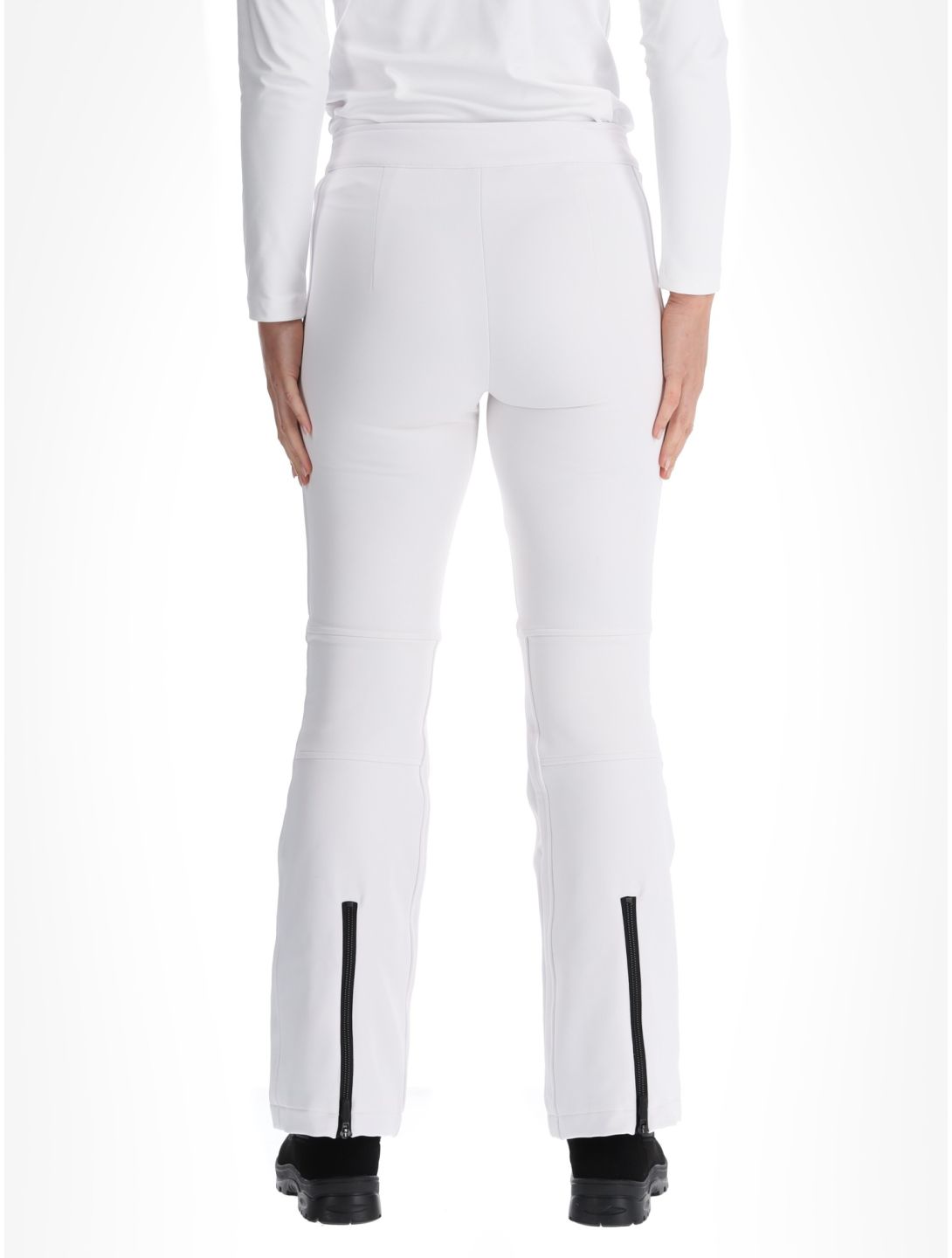 Sportalm Kitzbühel, Snowy softshell ski pants women Weiss white 