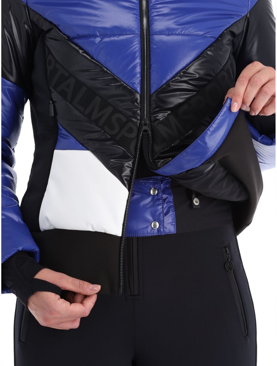 Sportalm Kitzbühel, Stockholm m.Kap.o.P. ski jacket women Bold Bluebell black, blue, white 