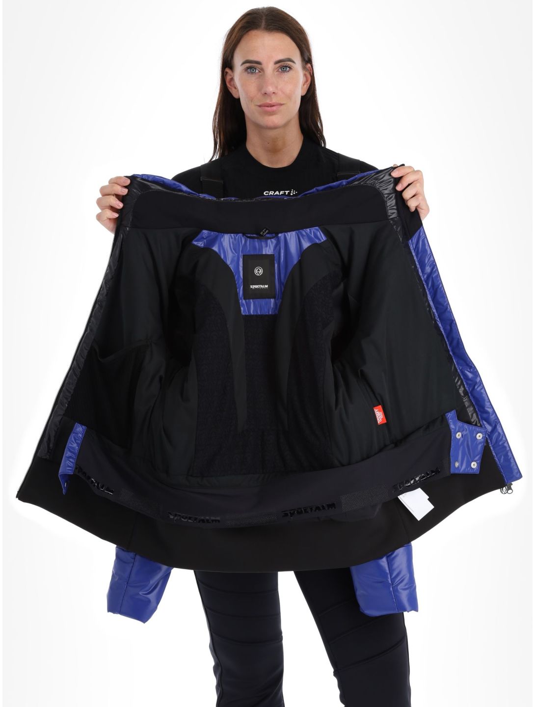 Sportalm Kitzbühel, Stockholm m.Kap.o.P. ski jacket women Bold Bluebell black, blue, white 