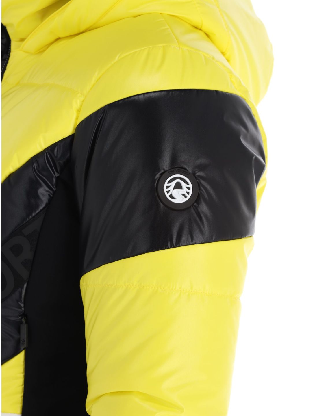 Sportalm Kitzbühel, Stockholm m.Kap.o.P. ski jacket women Blazing Yellow black, white, yellow 