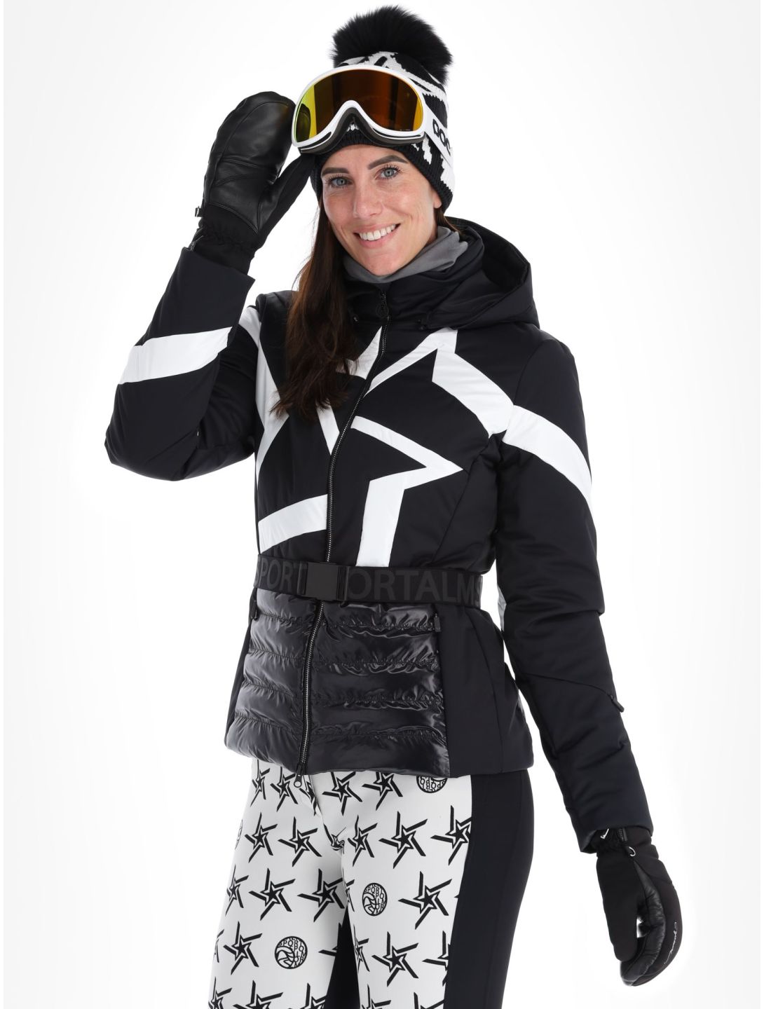 Sportalm Kitzbühel, Subway m.Kap.o.P. ski jacket women Black black 