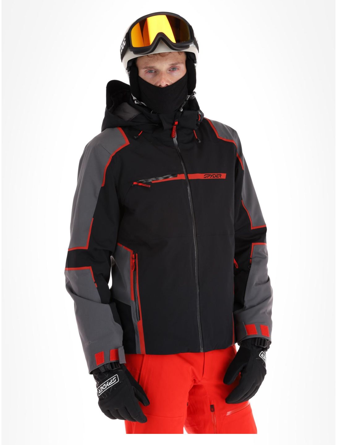 Spyder, Titan ski jacket men Black black 