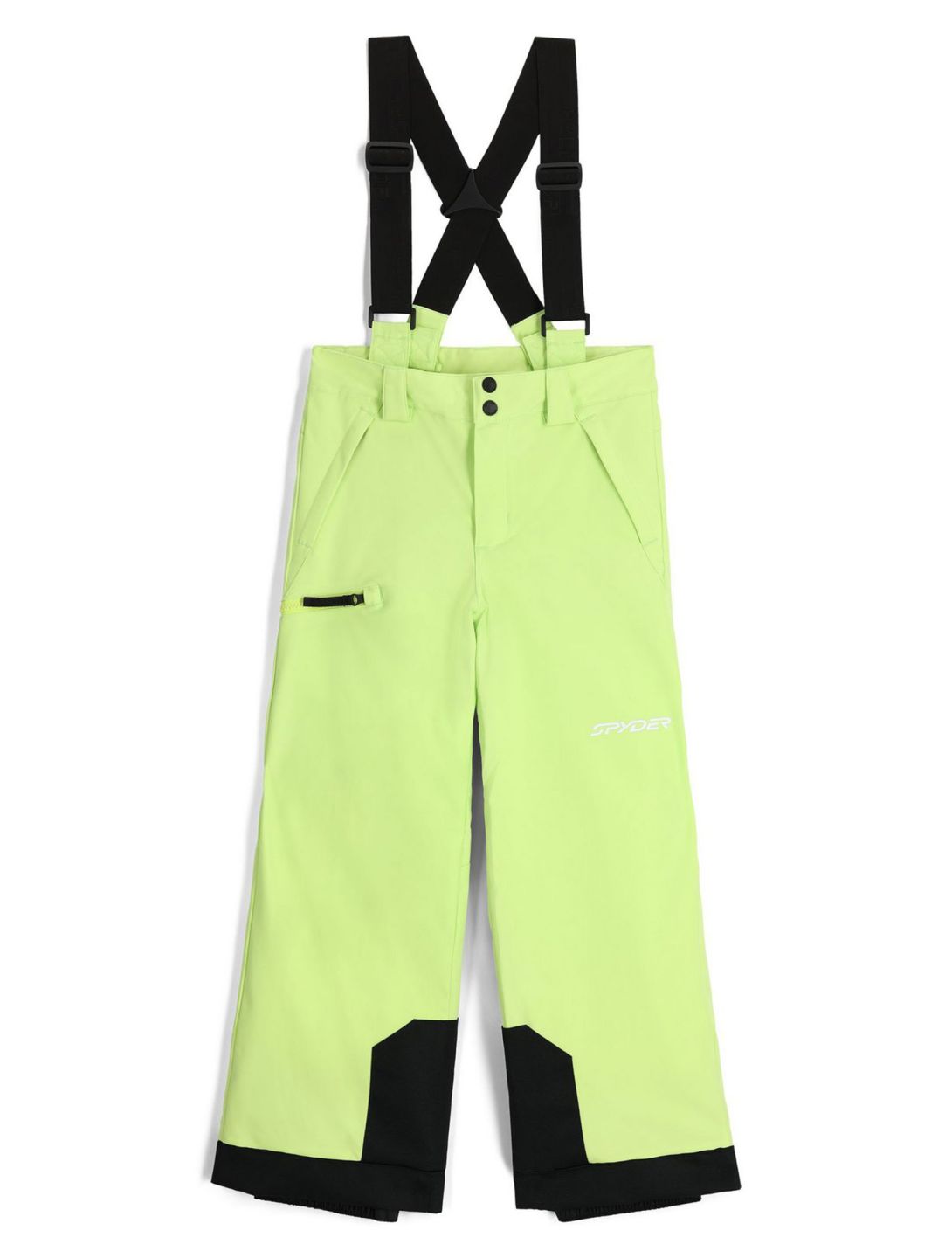 Spyder Propulsion ski pants kids Lime Ice green SkiWebShop