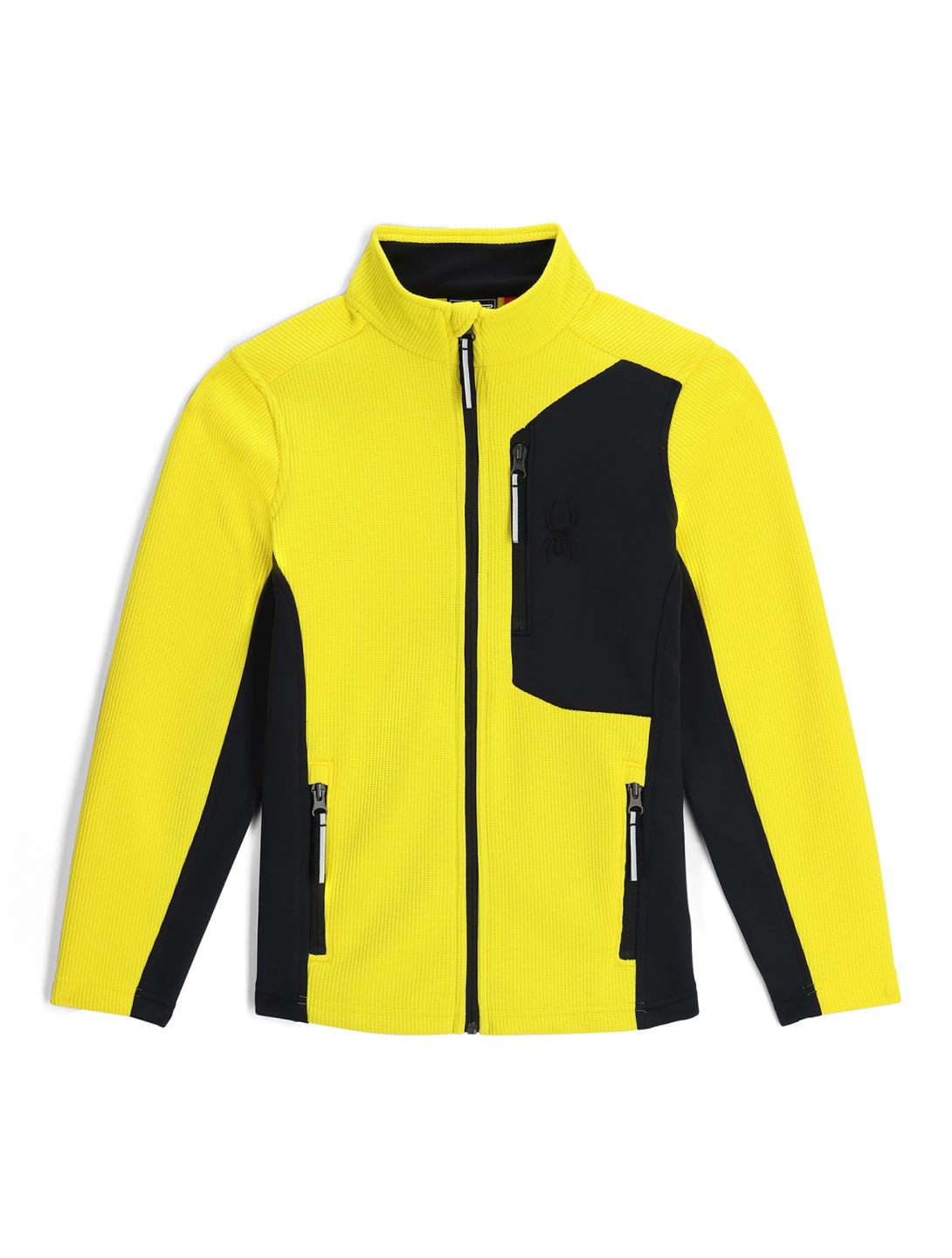 Spyder, Bandit jacket kids Acid Yellow yellow 