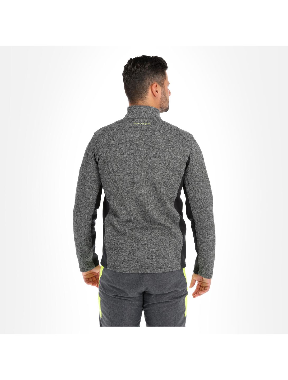 Spyder, Bandit Half Zip sweater men green/black