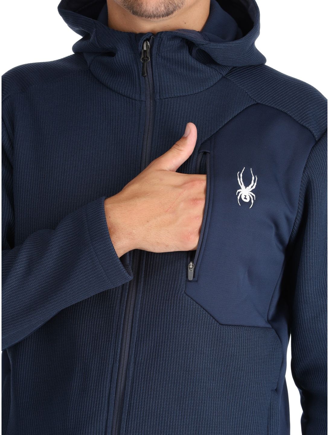 Spyder, Bandit Hooded jacket men True Navy blue 