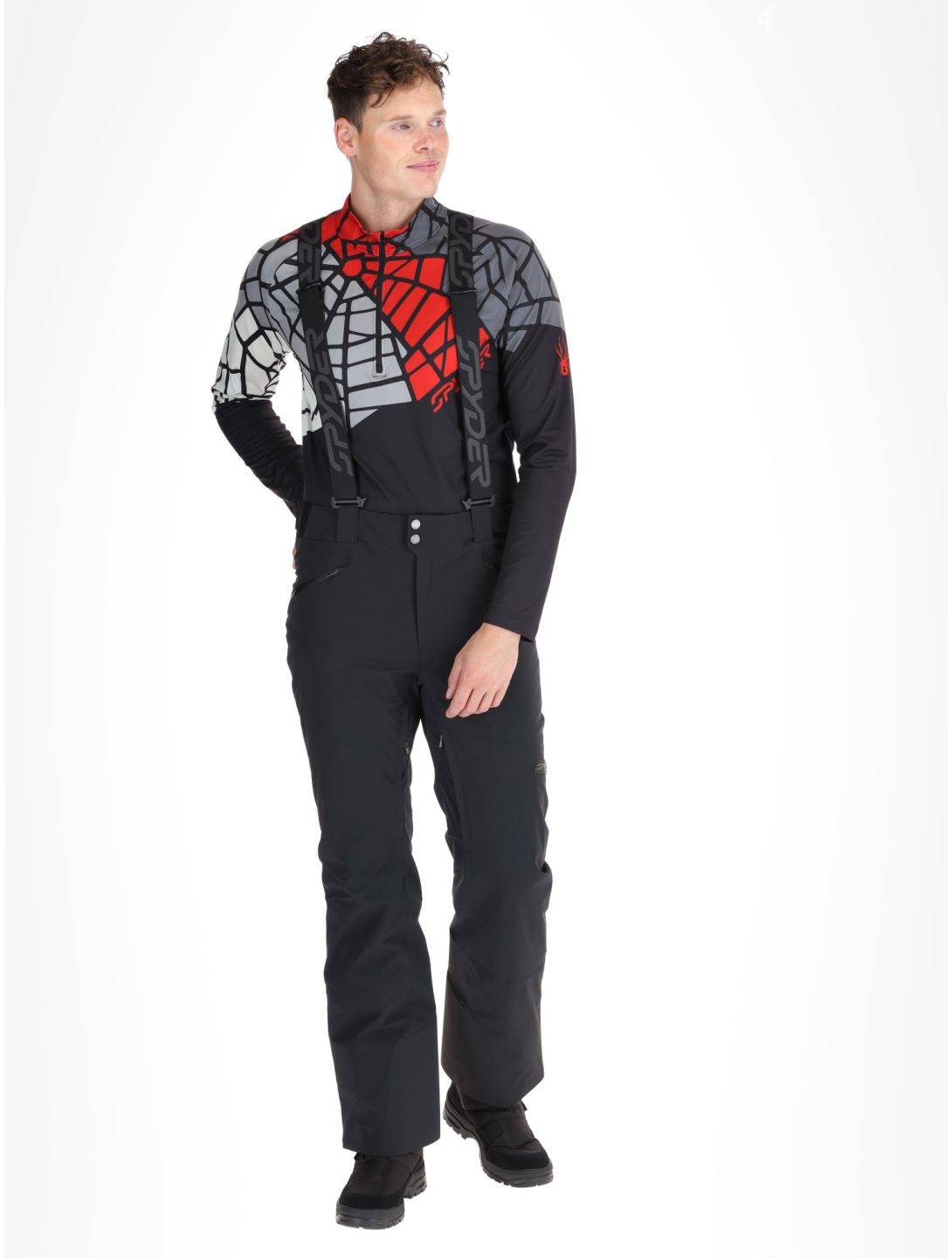 Spyder, Bormio ski pants men Black black 