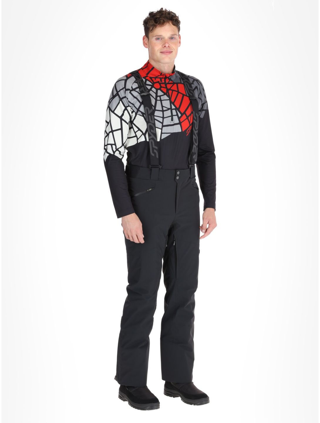 Spyder, Bormio ski pants men Black black 