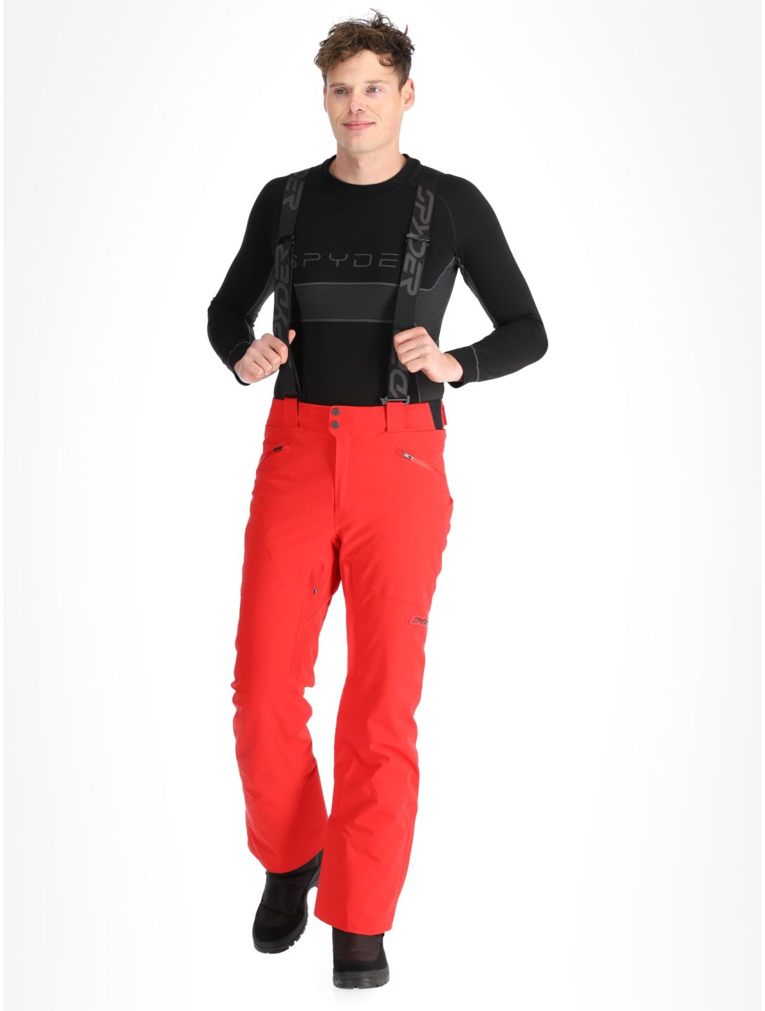 Spyder, Bormio ski pants men Spyder Red red 