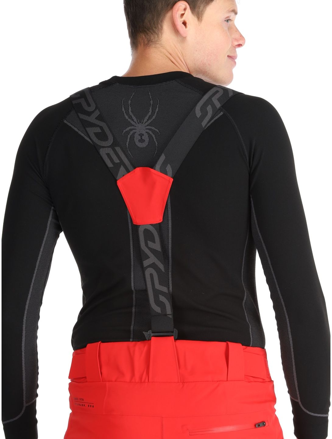 Spyder, Bormio ski pants men Spyder Red red 