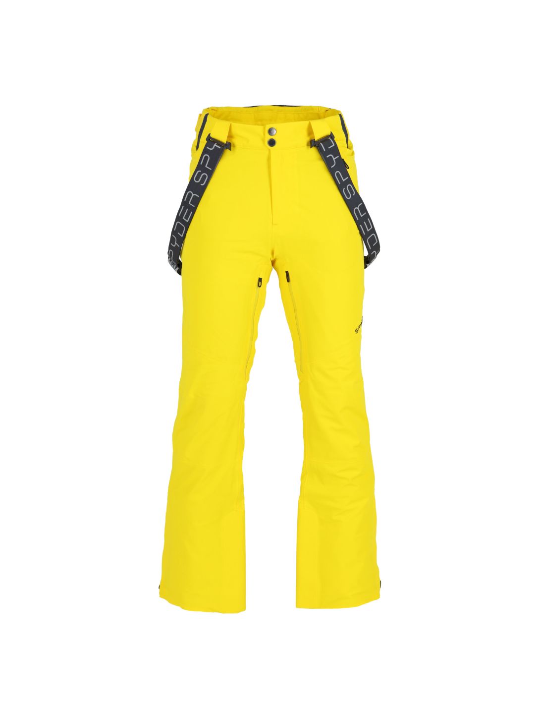 Yellow ski store pants