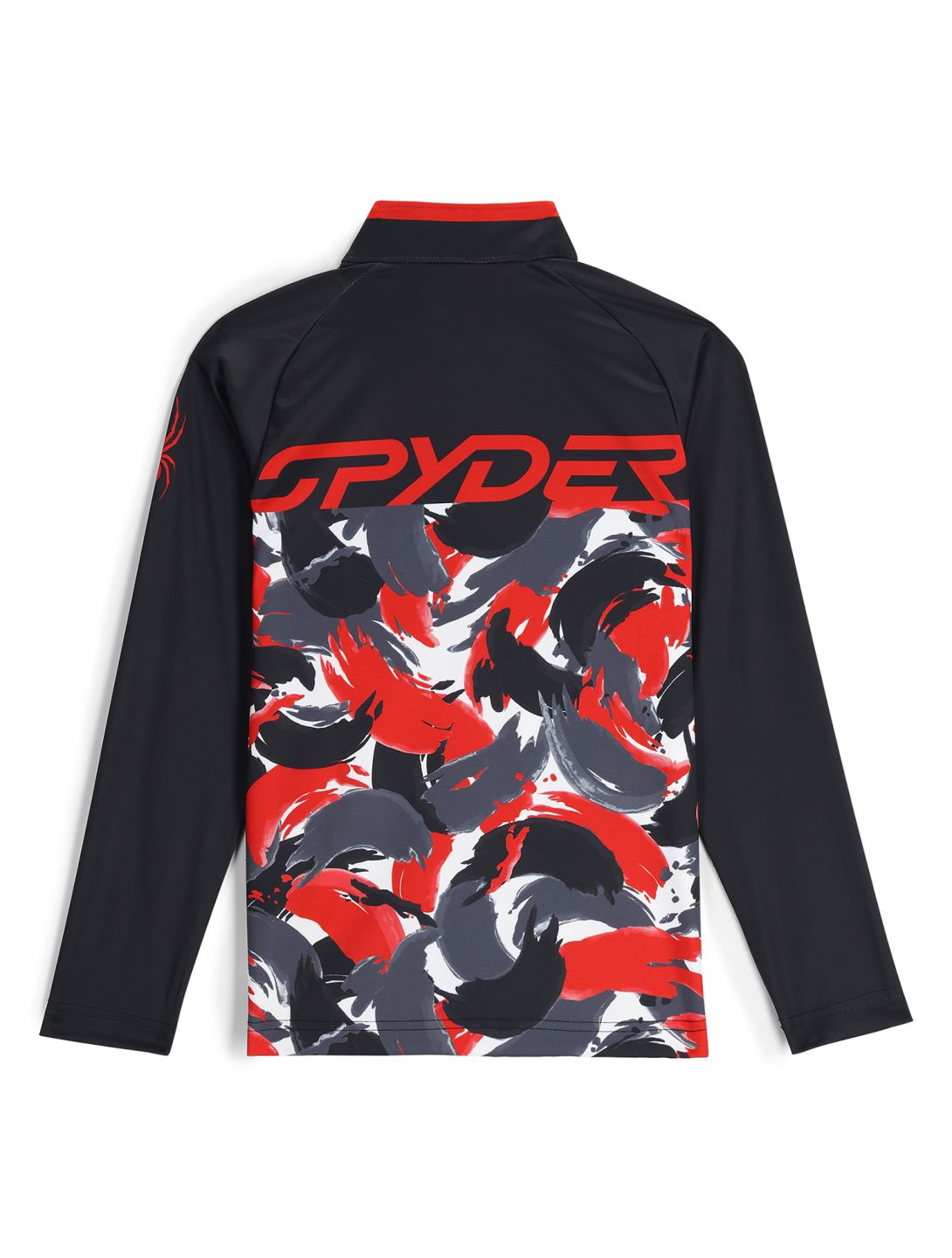 Spyder, Camo 1/2 Zip pullover kids Spyder Red red 