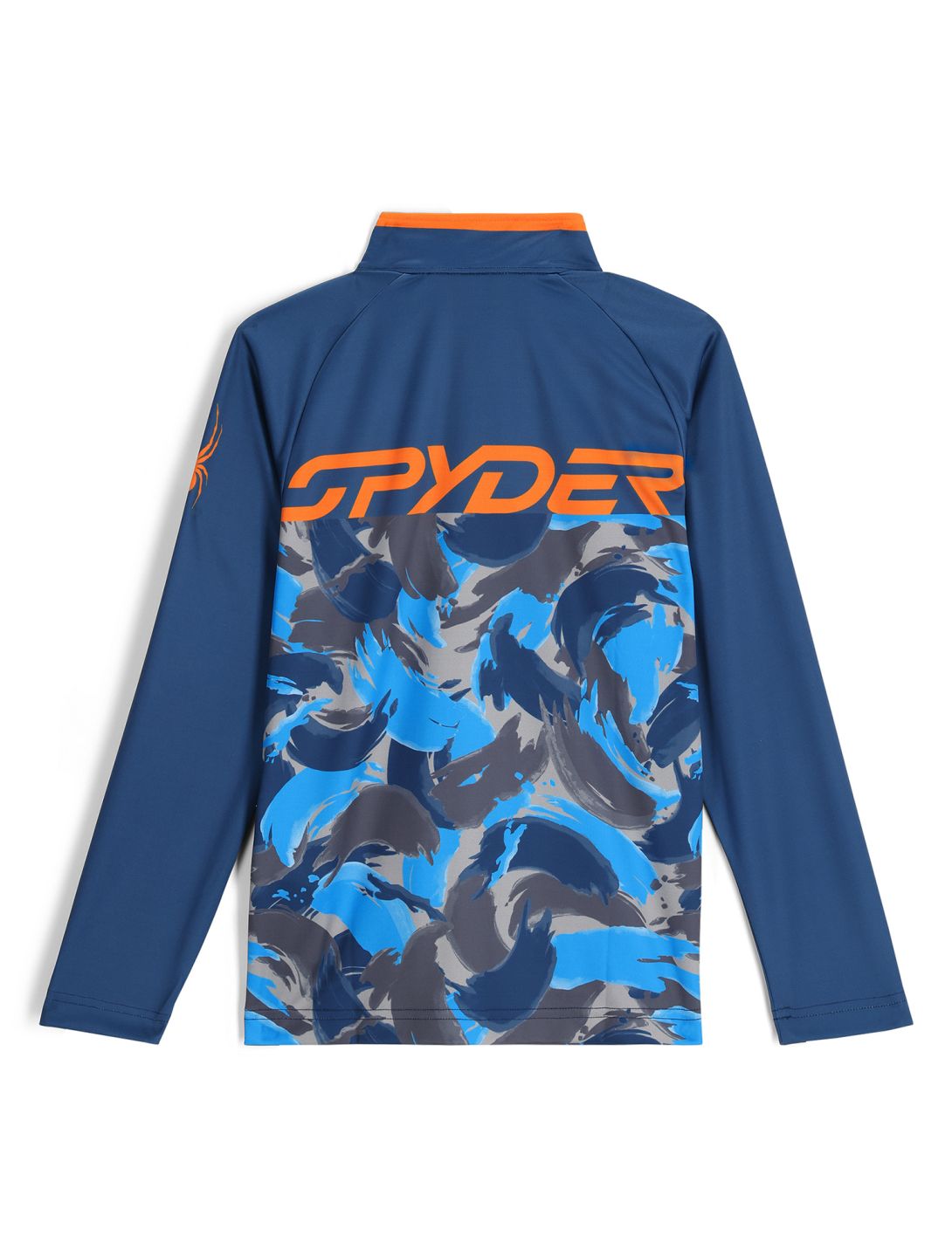 Spyder, Camo 1/2 Zip pullover kids True Navy blue 