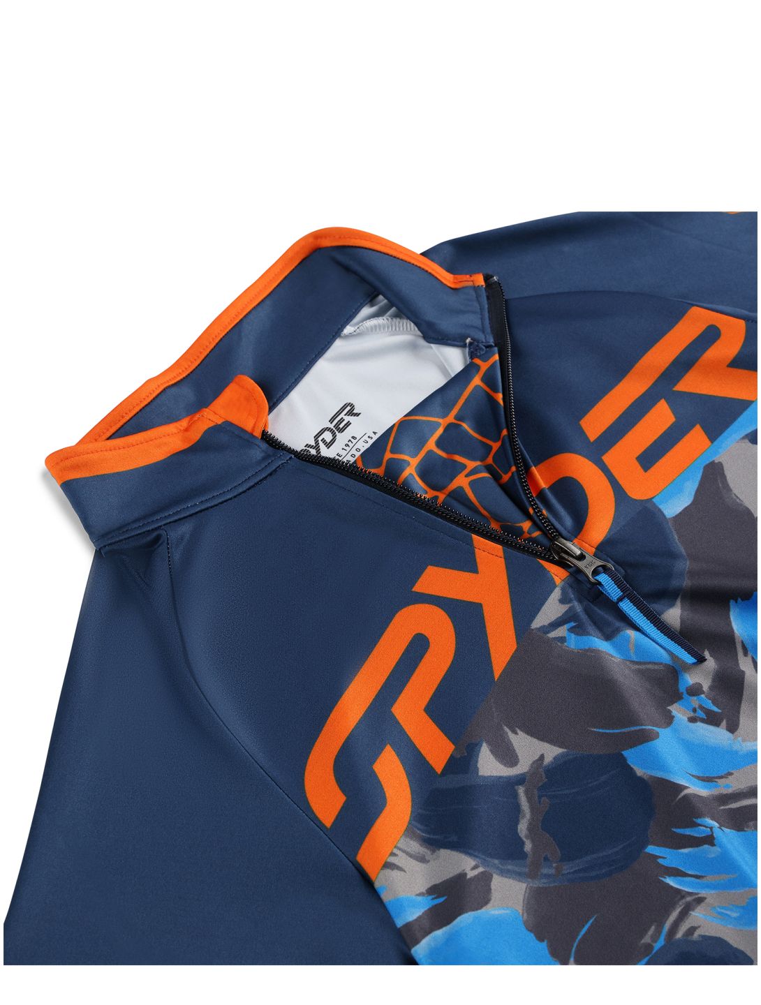 Spyder, Camo 1/2 Zip pullover kids True Navy blue 