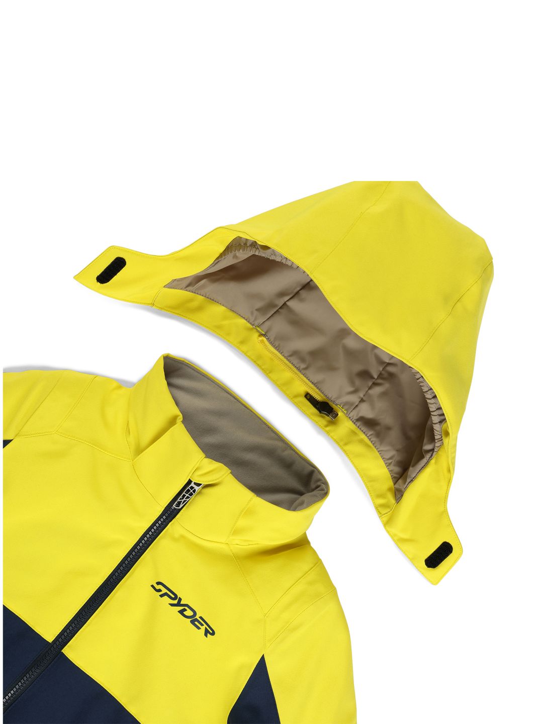 Spyder, Challenger ski jacket kids Acid Yellow black, yellow 