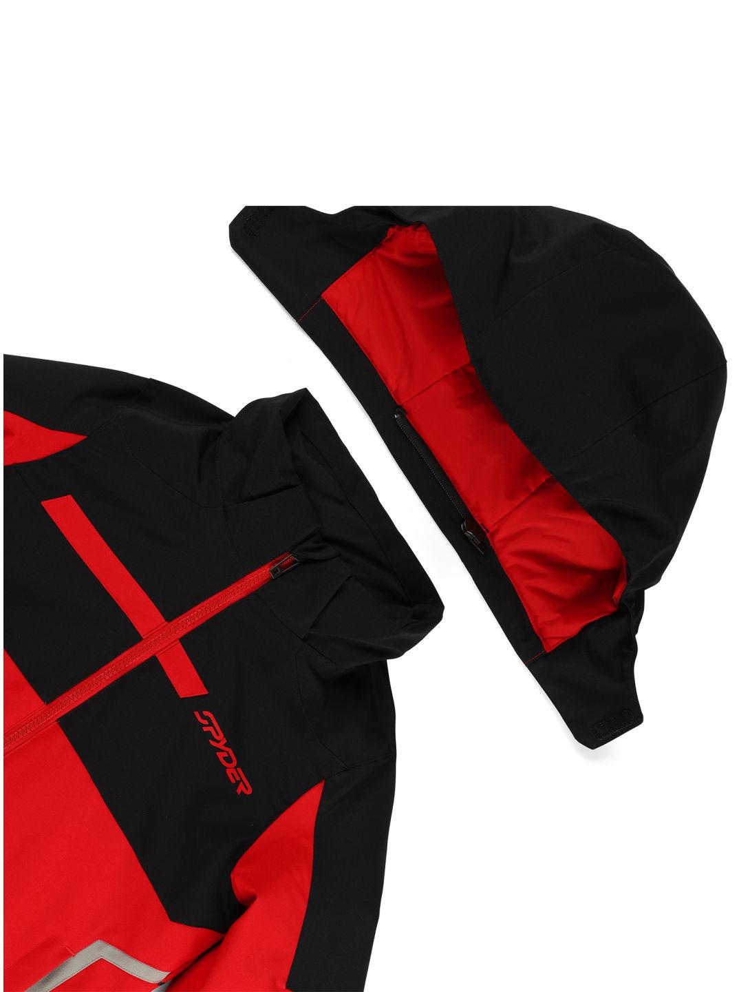 Spyder, Challenger ski jacket kids Spyder Red black, red 