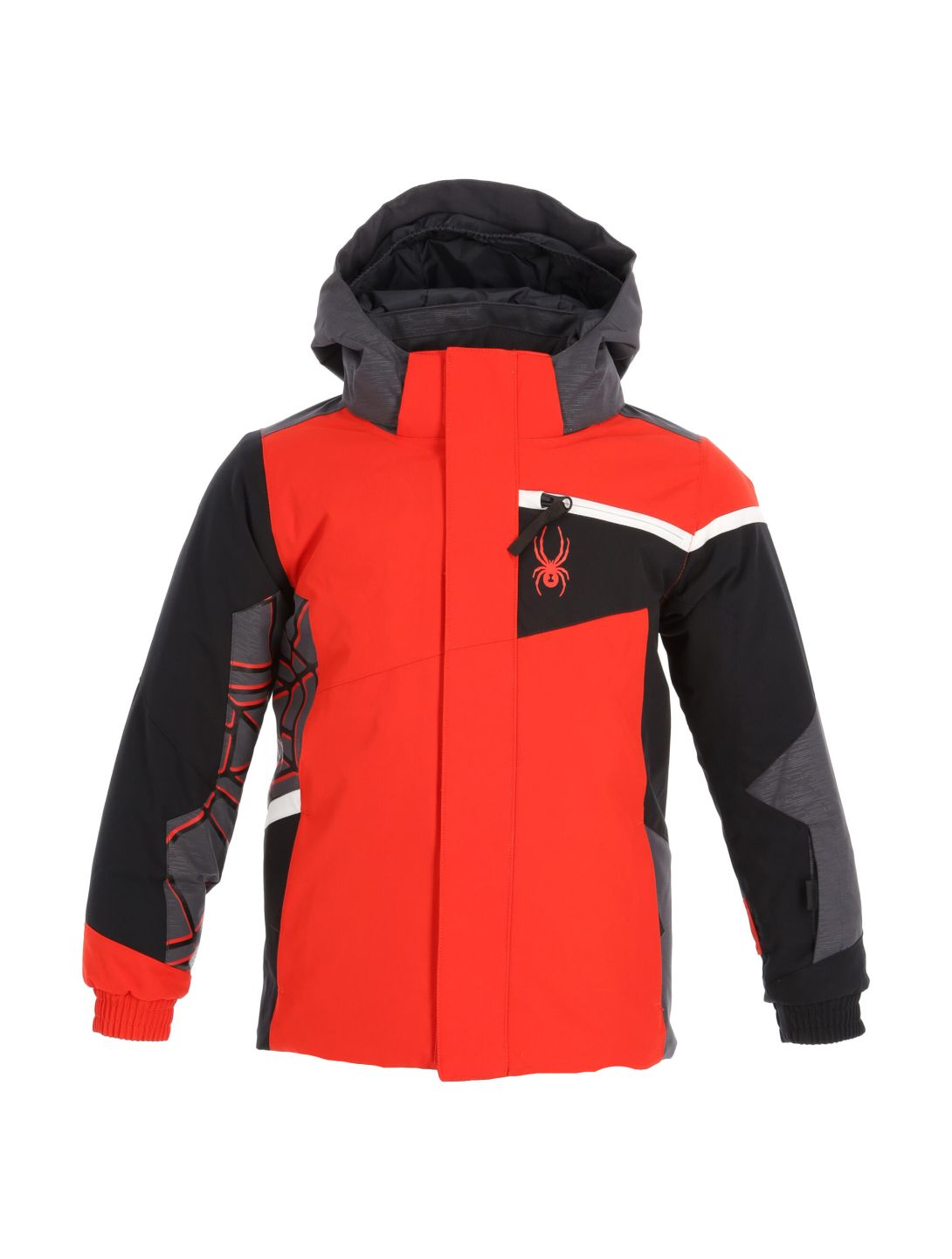 Spyder, Challenger ski jacket kids volcano red