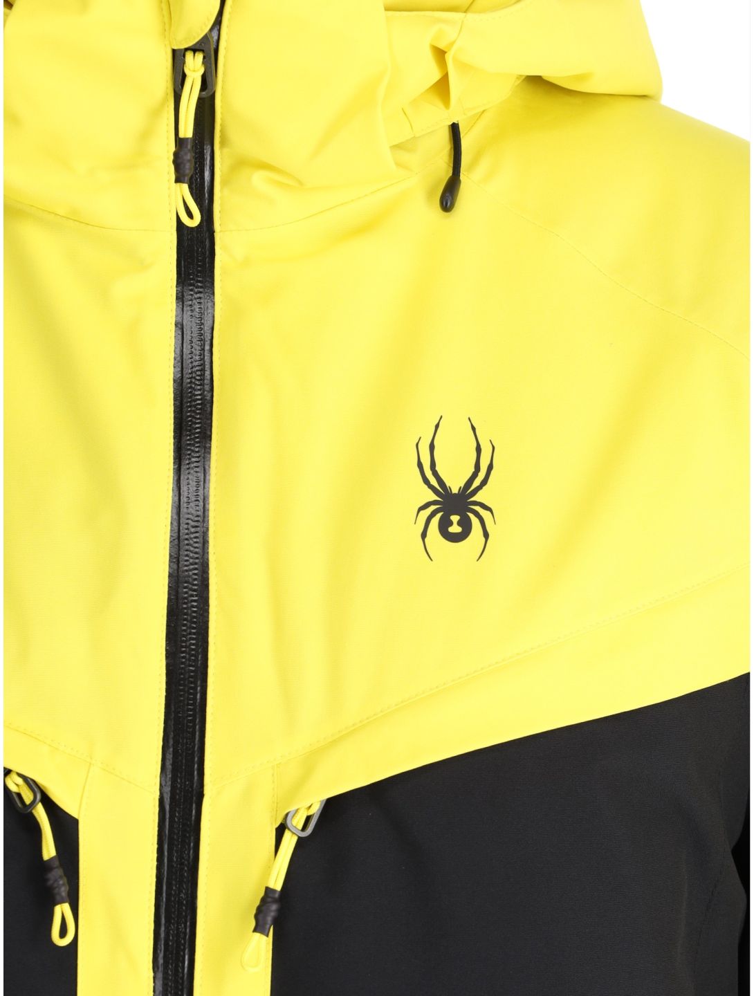 Spyder, Copper ski jacket men Acid Yellow black, yellow 