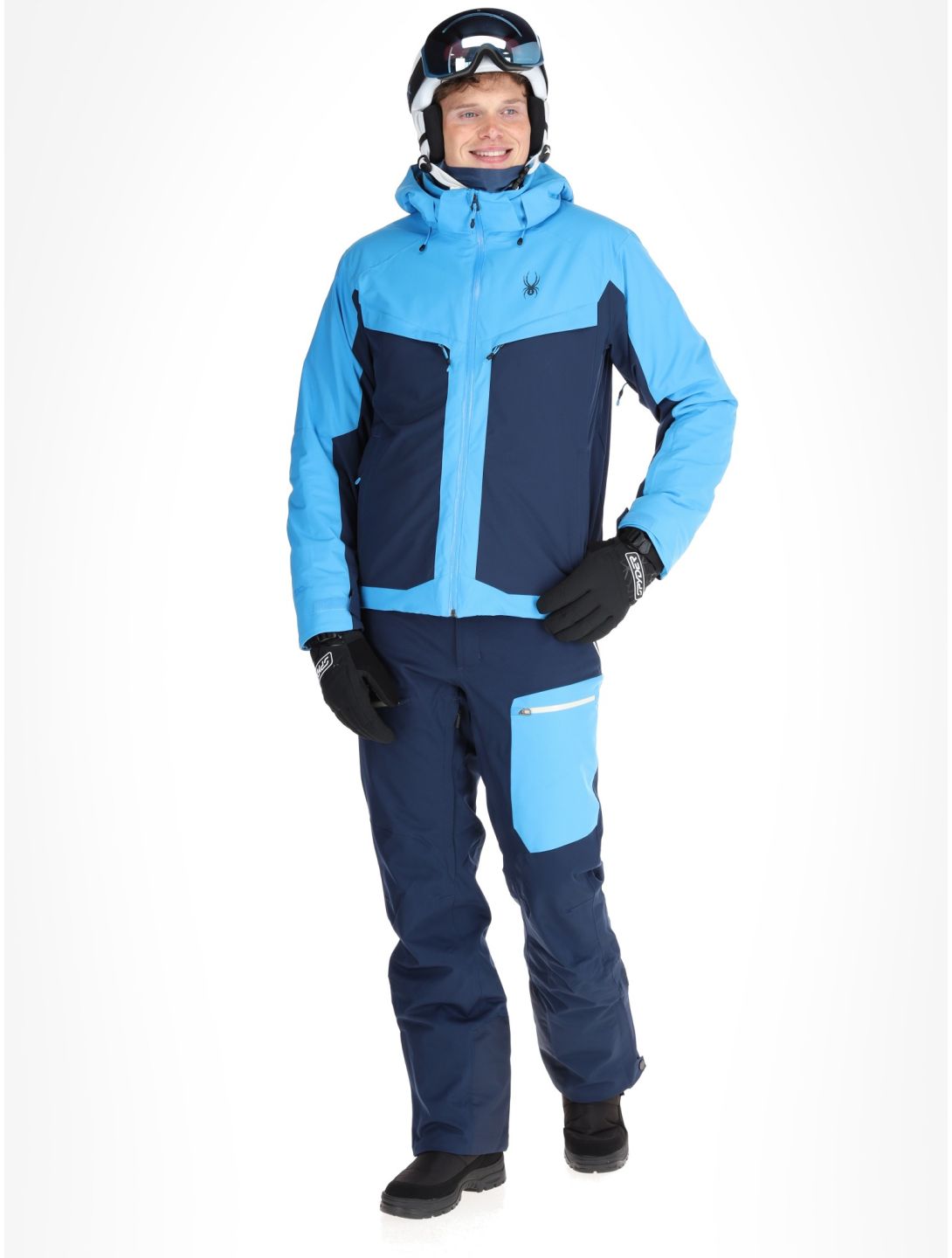 Spyder, Copper ski jacket men Aether Blue blue 