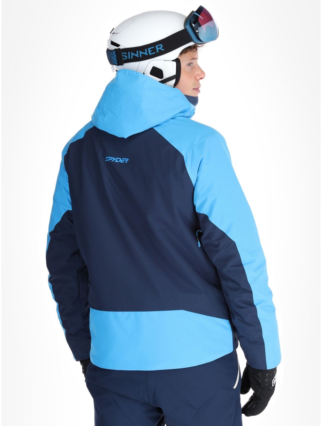 Spyder, Copper ski jacket men Aether Blue blue 