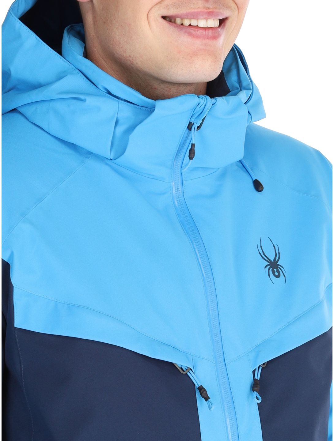 Spyder, Copper ski jacket men Aether Blue blue 