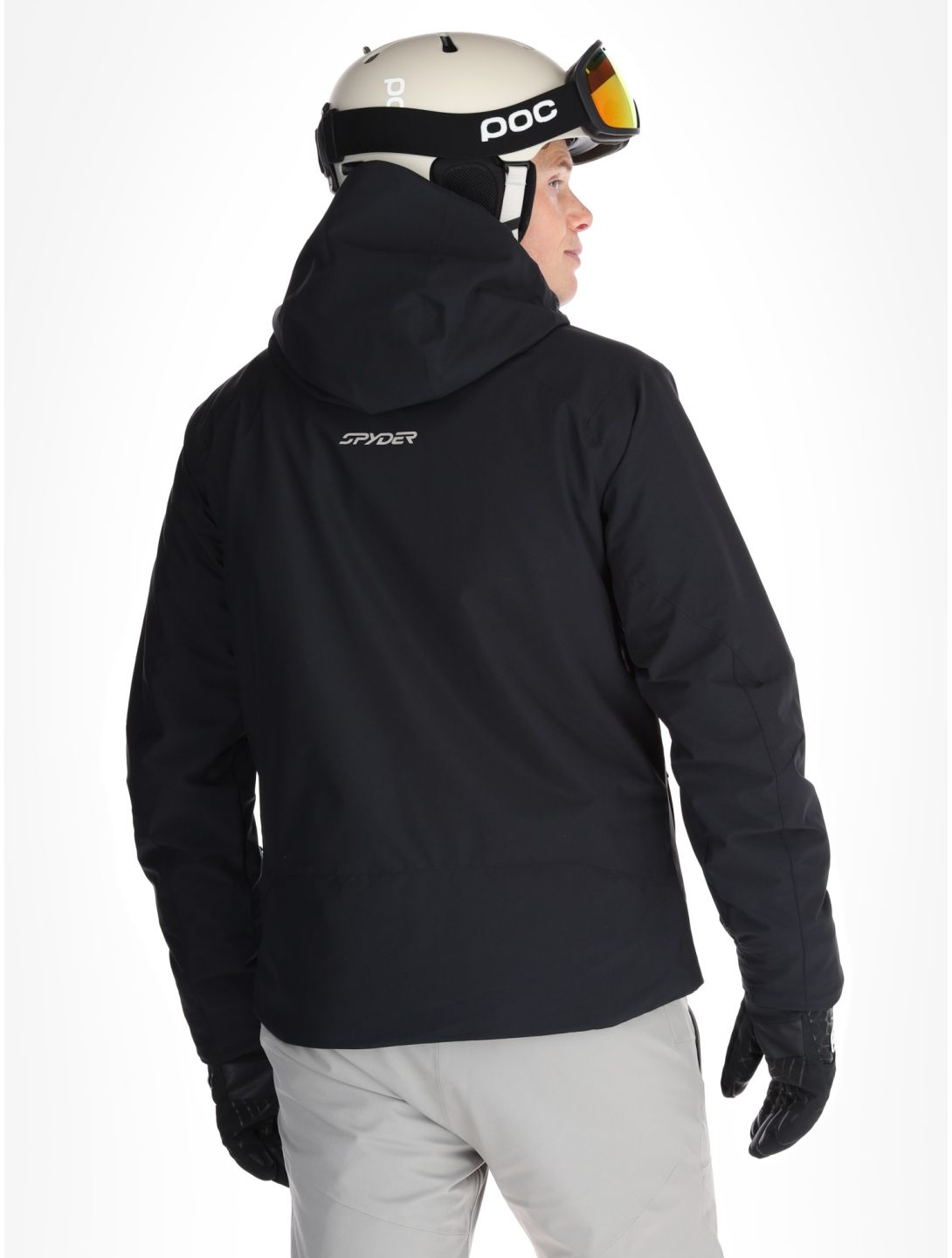 Spyder, Copper ski jacket men Black black 