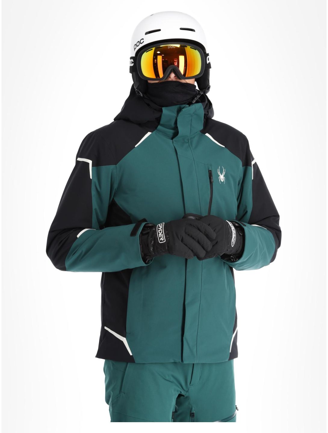 Spyder, Copper ski jacket men Cypress Green green