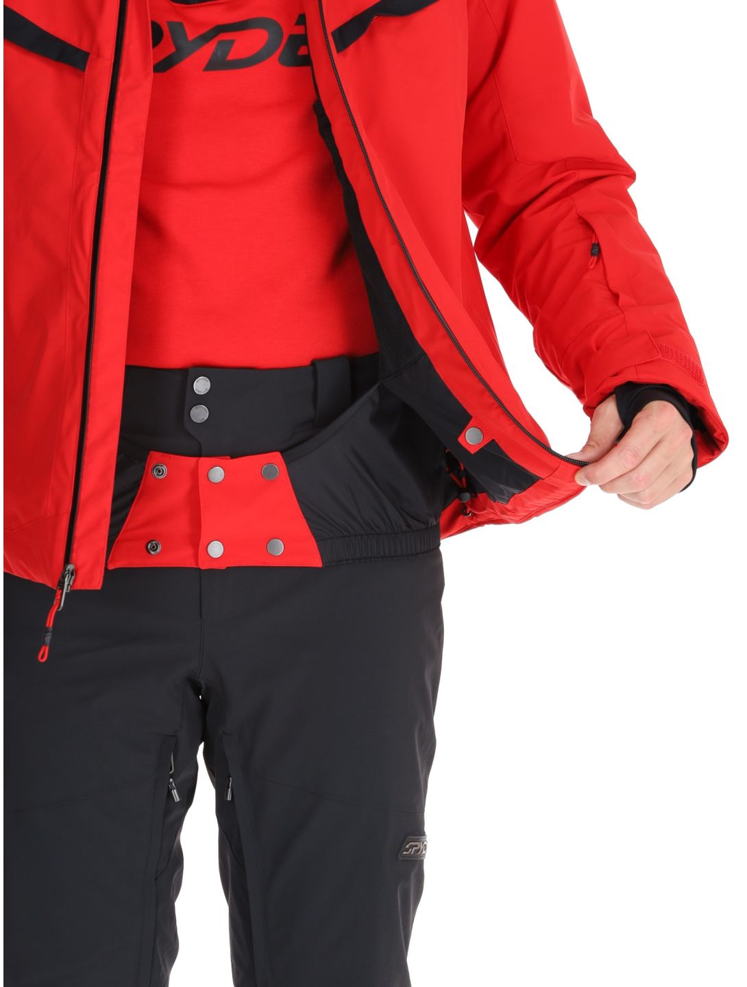 Spyder, Copper ski jacket men Spyder Red red 