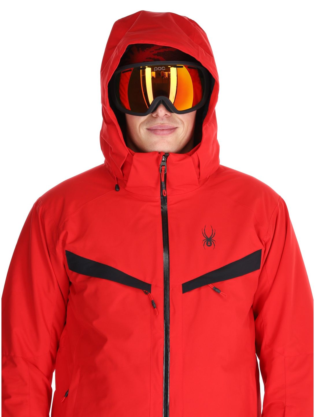 Spyder, Copper ski jacket men Spyder Red red 