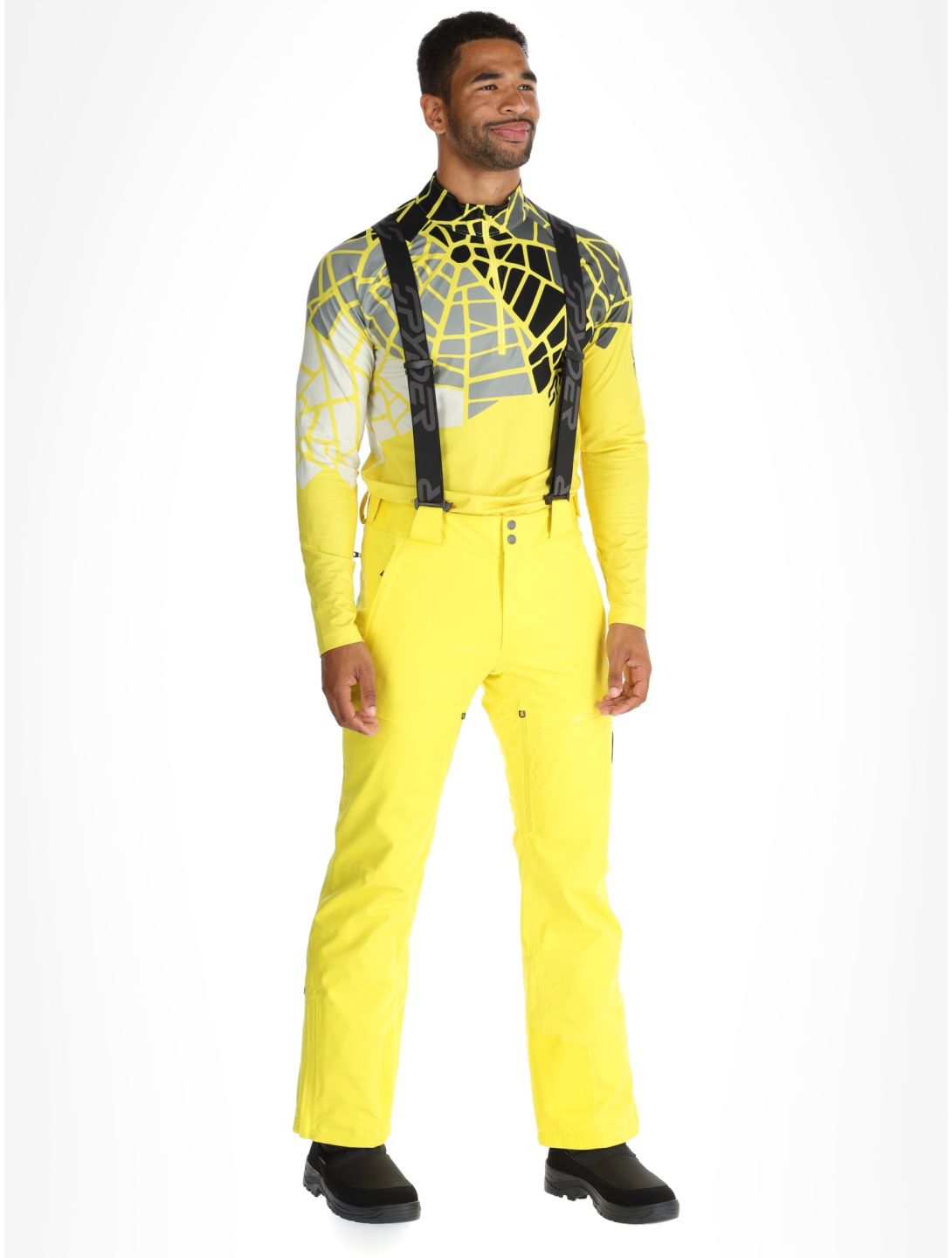 Spyder, Dare ski pants men Acid Yellow yellow 