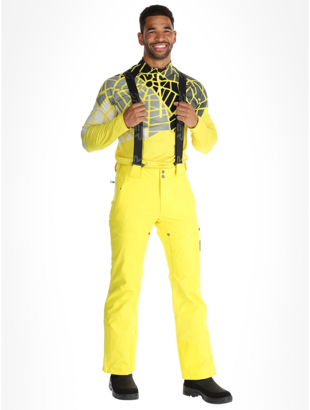 Spyder, Dare ski pants men Acid Yellow yellow 