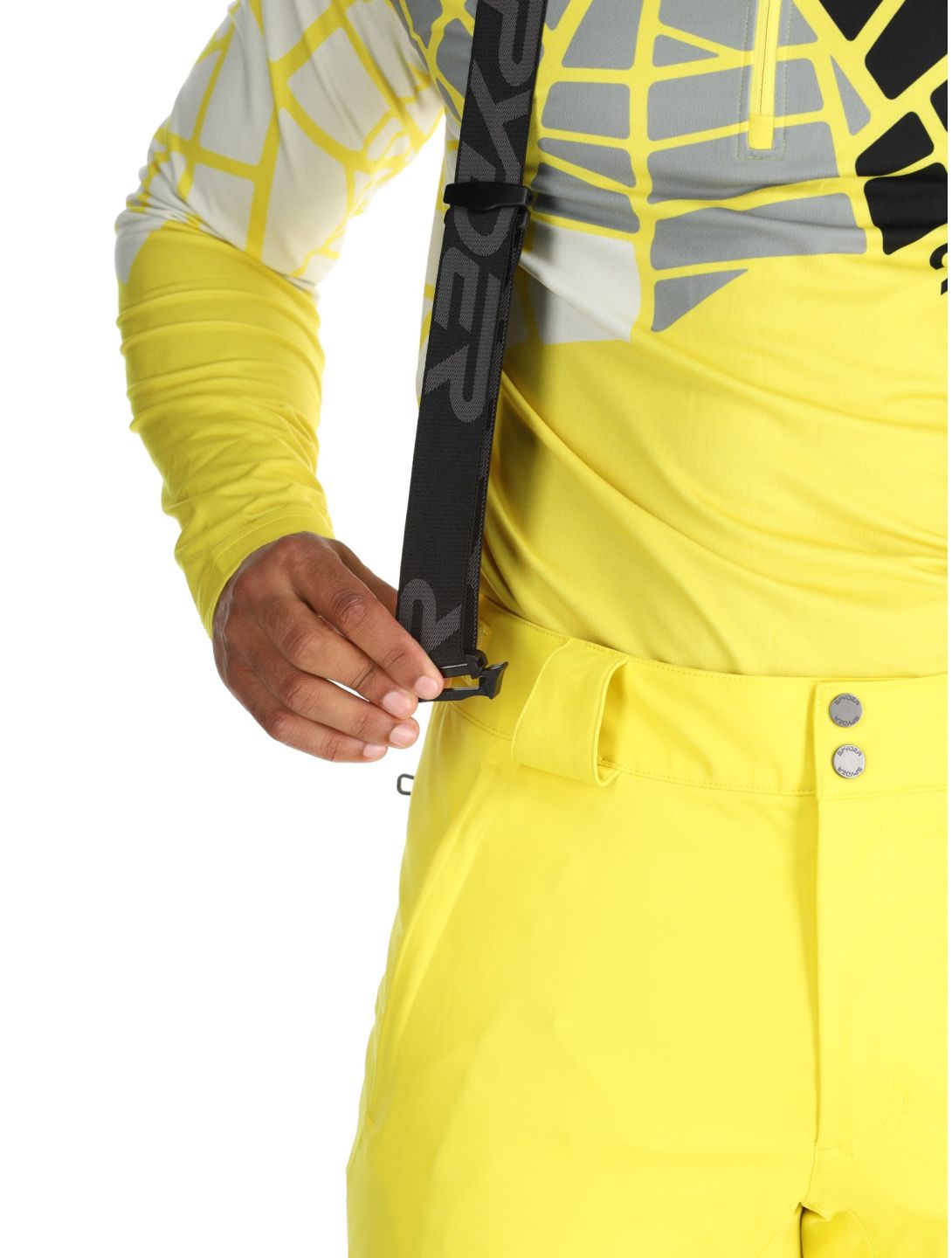 Spyder, Dare ski pants men Acid Yellow yellow 