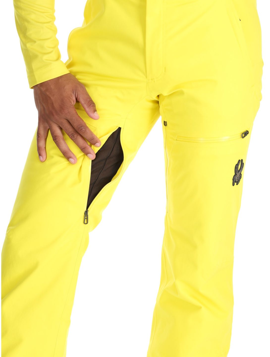 Spyder, Dare ski pants men Acid Yellow yellow 