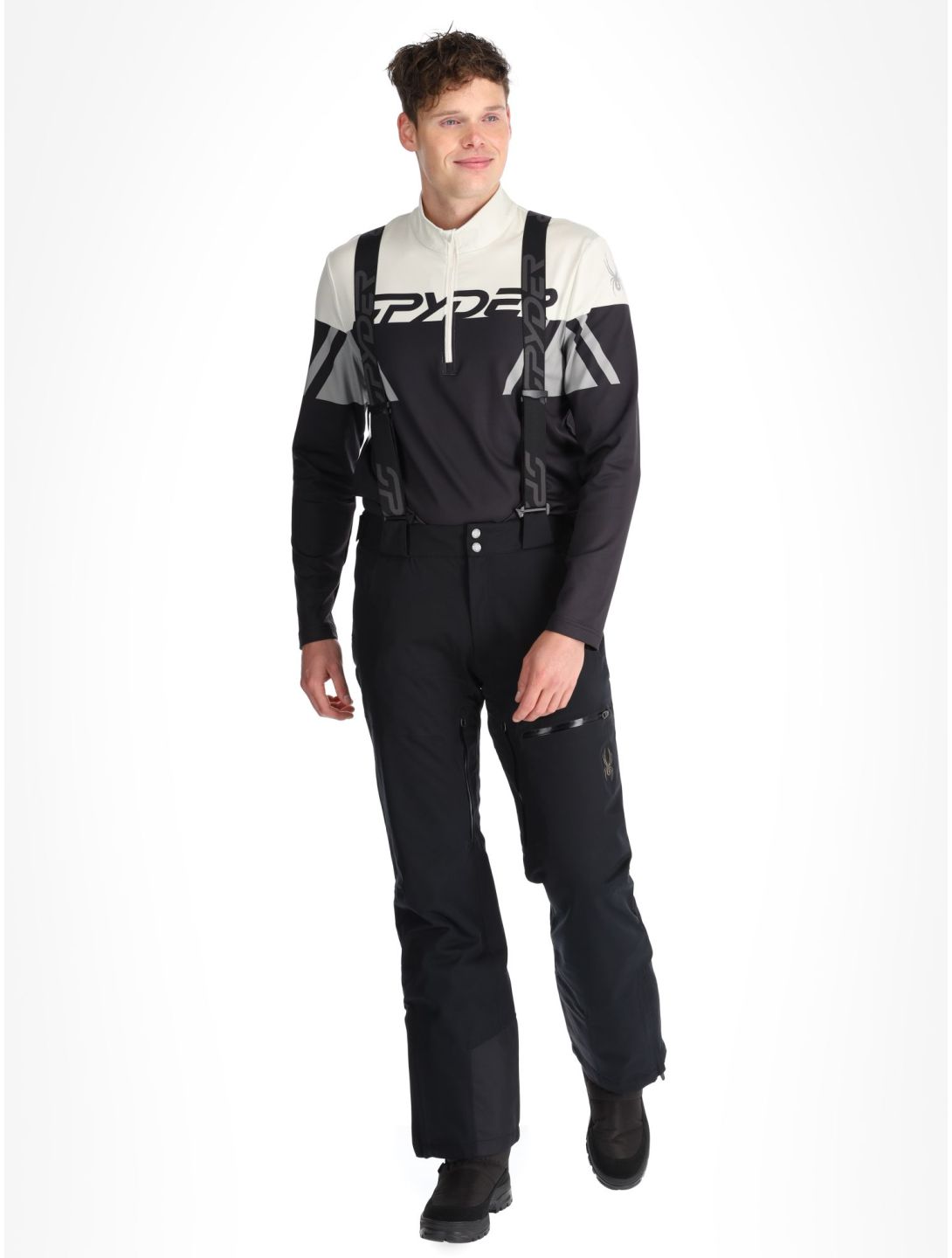 Spyder, Dare ski pants men Black black 