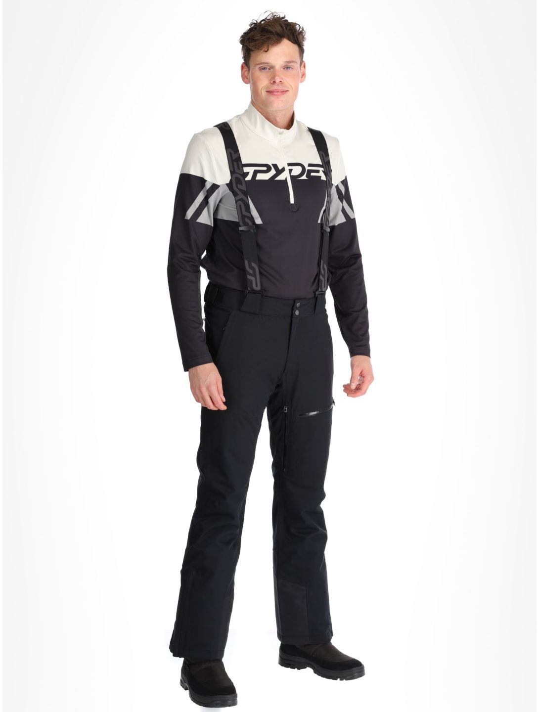 Spyder, Dare ski pants men Black black 